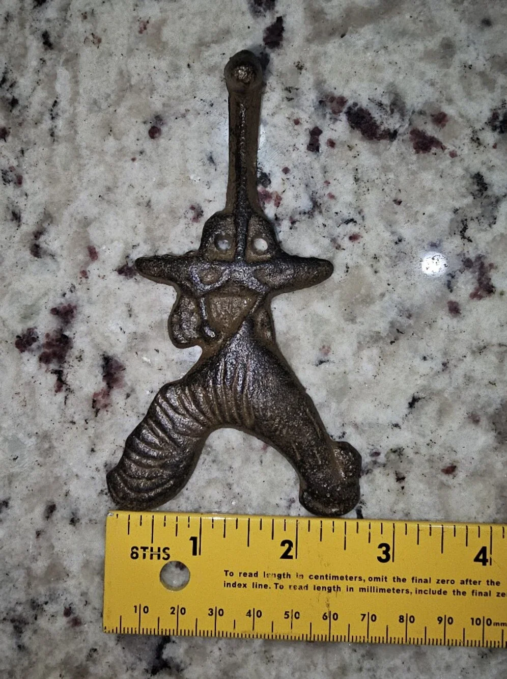 Set Of 4 Cast Iron Rooster Wall Hooks - Unpainted